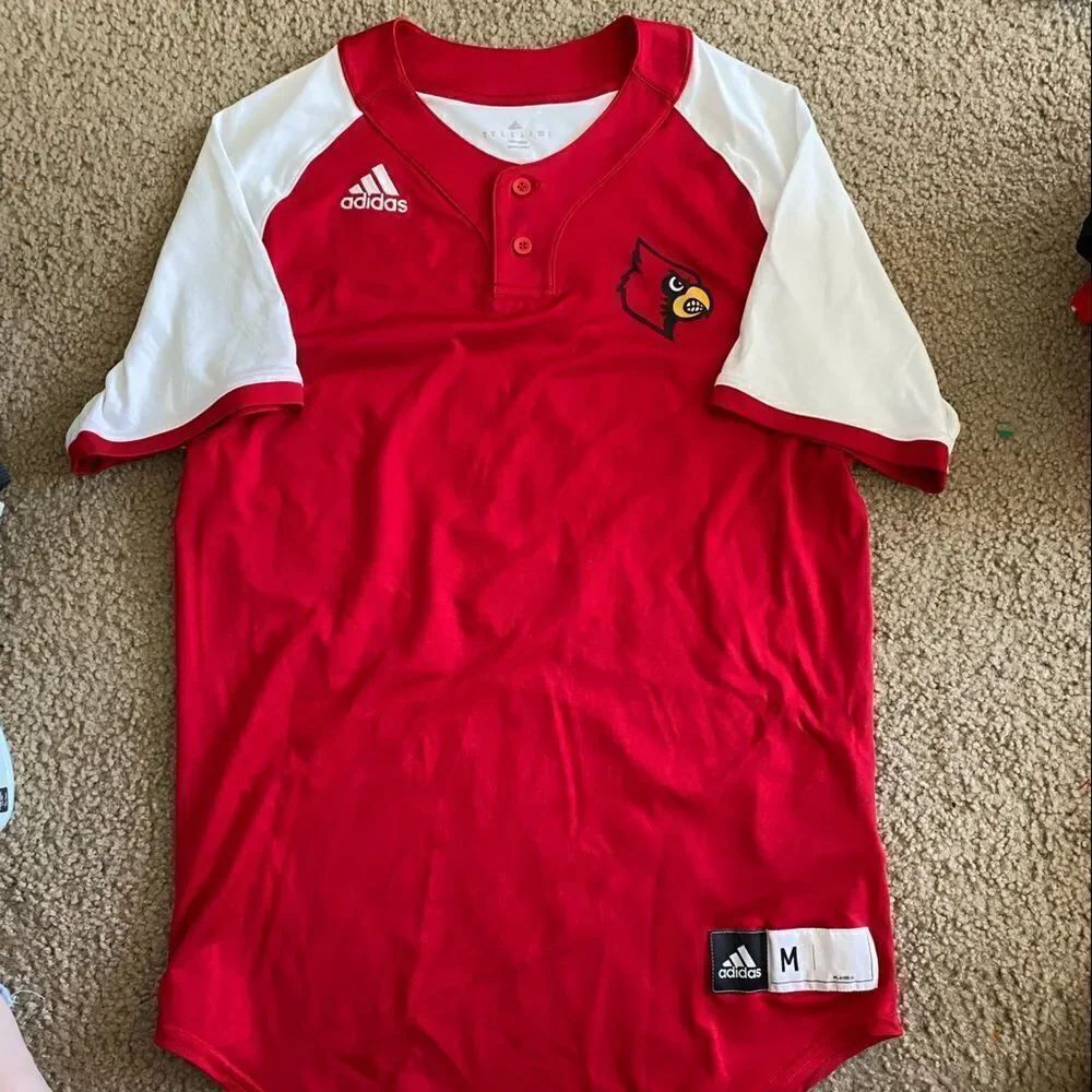 Louisville Cardinals Adidas Baseball Jersey